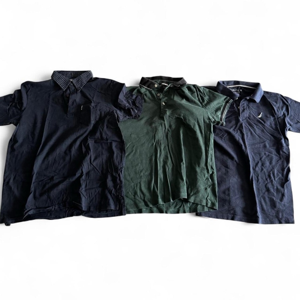 Mens 3 Pack Polo Bundle Express
Nautica Ben Sherman Navy Blue Green